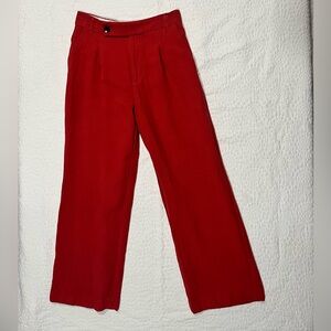 Zara Bold Red/orange  Trousers